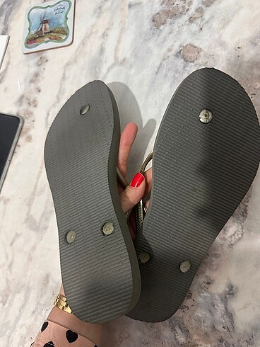 40 Beden haki Renk Orjinal Havaianas terlik