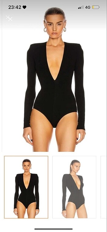 Kadınderi V Yaka Bodysuit