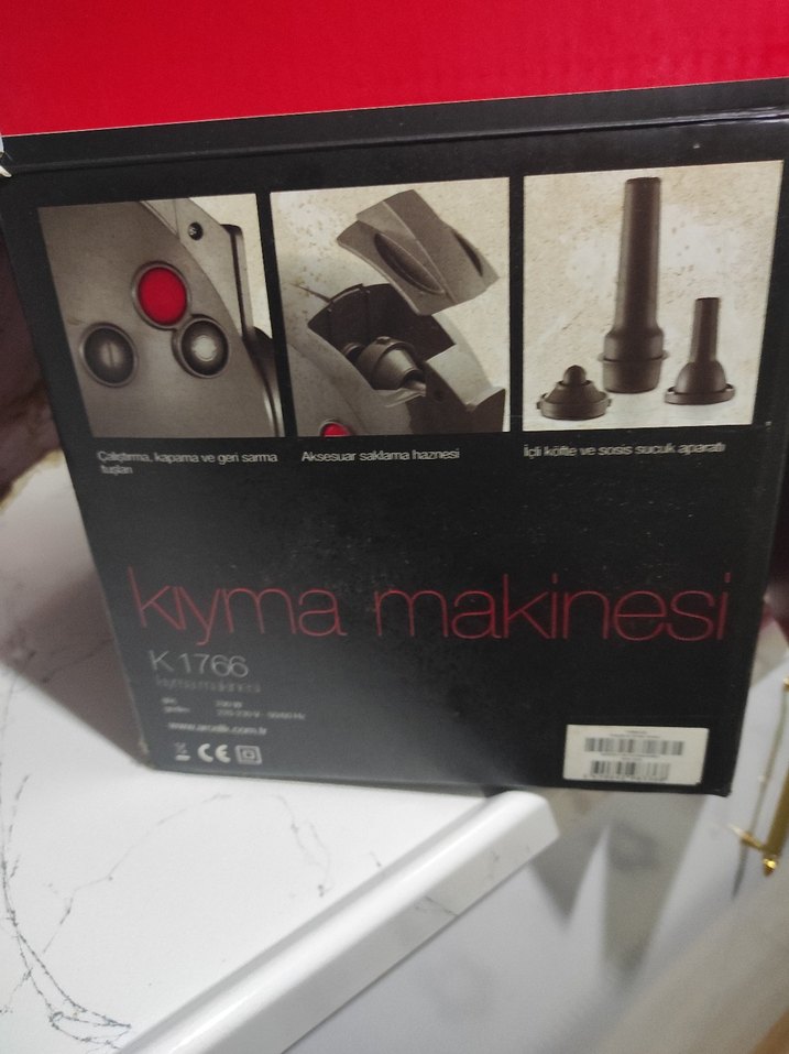 Arçelik -Gri Kıyma Makinesi - Görsel 3