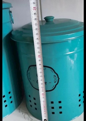 Pastel Turkuaz Mutfak Saklama Kutuları Seti - Görsel 3