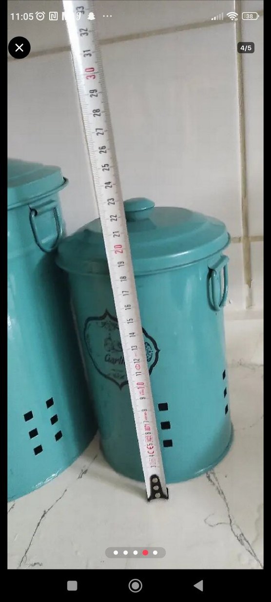 Pastel Turkuaz Mutfak Saklama Kutuları Seti - Görsel 4