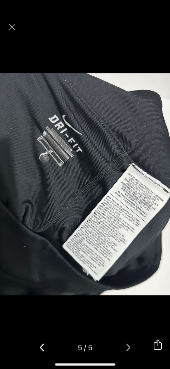 Nike Siyah Pilili Mini Spor Etek - Görsel 4