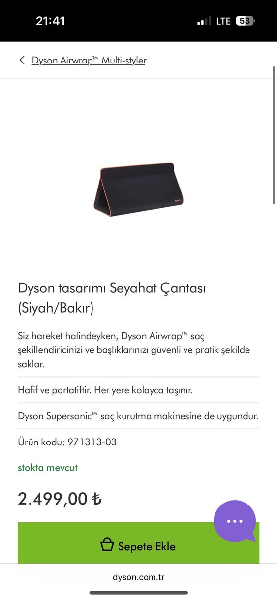 Dyson seyahat çantası - Görsel 2