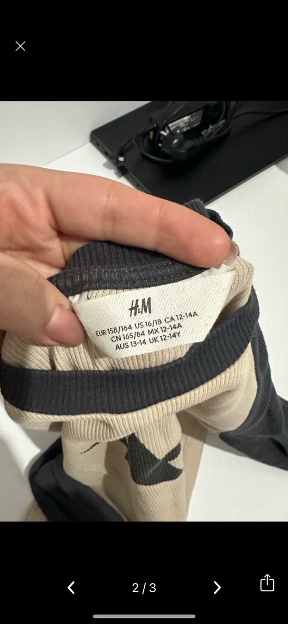 Yıldızlı Uzun Kollu Crop - Görsel 2