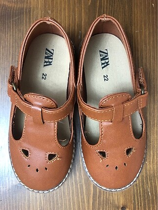Zara baby 22 numara kahverengi ayakkabı
