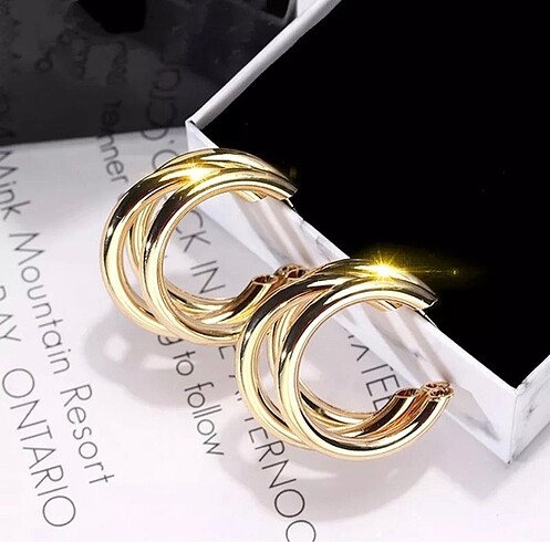 Gold Küpe