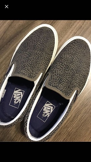 Vans vans leopar desenli slip-on