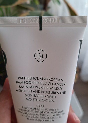 Bioderma Purito Mighty Bamboo Panthenol Yüz Temizleyici 150 ml