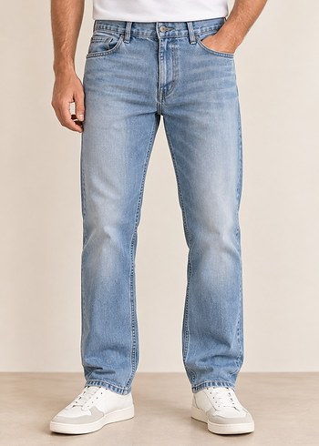 LC Waikiki Acik Mavi Rahat Kesim Denim Jean