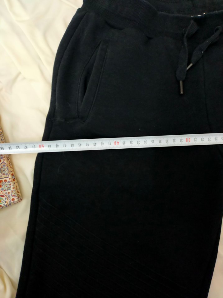 Siyah Kadın Dar Kesim  eşofman Pantolon - Görsel 5