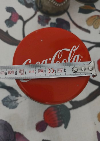 Renkli Coca-Cola Metal Saklama Kutuları - Görsel 6