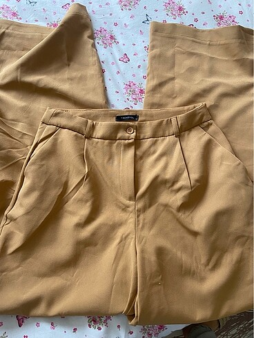 xl Beden camel Renk Trendyolmilla wide leg