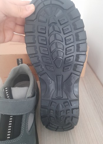 Diğer Gri Erkek Outdoor Ayakkabı Cırtlı