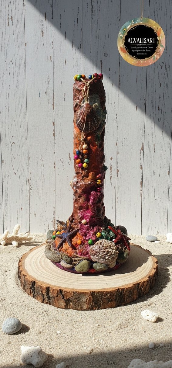 Renkli el yapımı vazo - Görsel 3