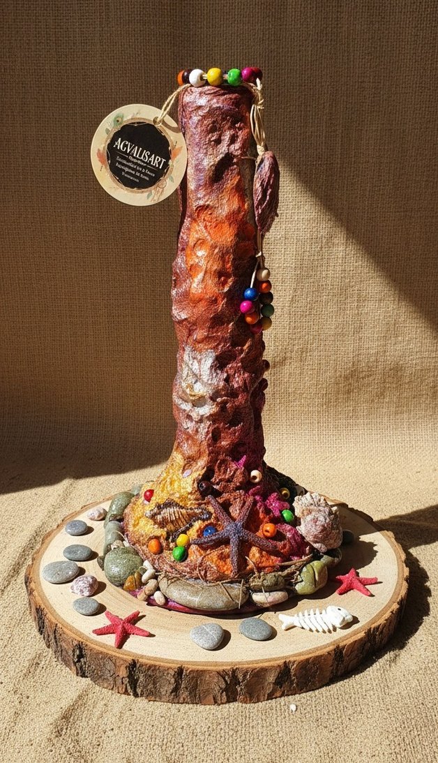 Renkli el yapımı vazo - Görsel 2