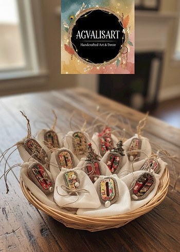 Yılbaşı dilek kesesi harfli - Görsel 3