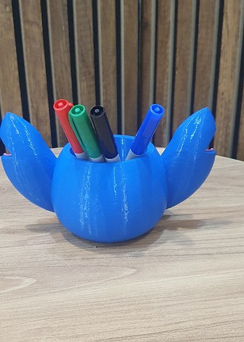 3D baski renkli Stitch Kalemlik - Görsel 4