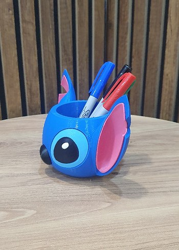 3D baski renkli Stitch Kalemlik - Görsel 3