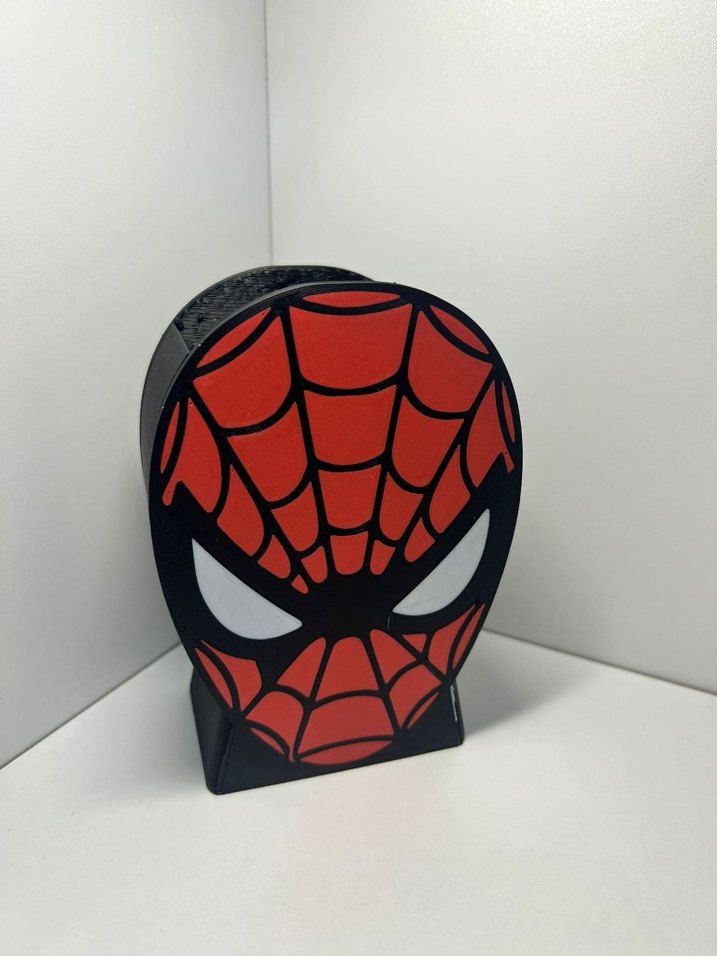 3D baski Renkli Örümcek Adam Kalemlik - Görsel 4