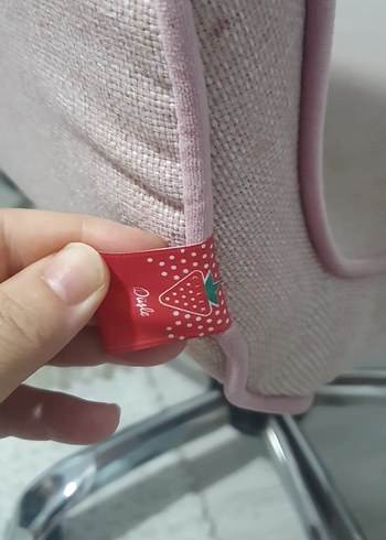 Diğer Çilek marka Pastel Pembe Çocuk Çalışma Sandalyesi