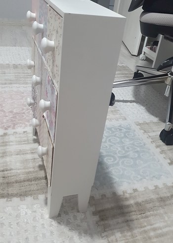  Beden Pastel Pembe Makyaj Düzenleyici Çekmeceli