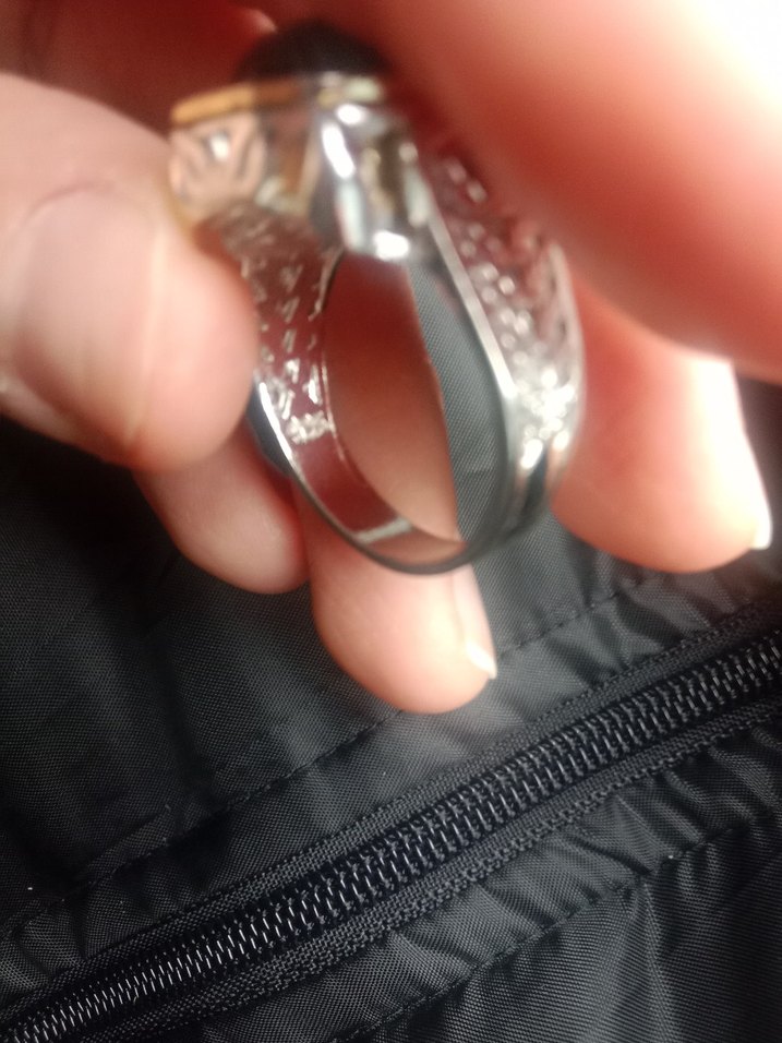 Siyah Gotik Erkek Yüzük - Görsel 4