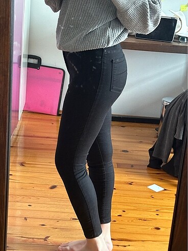 38 Beden siyah Renk Skinny jean