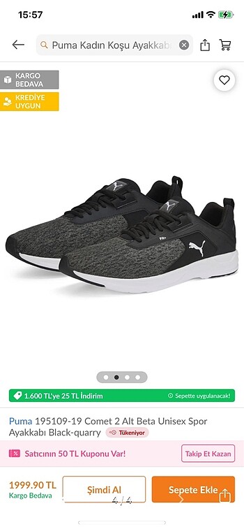 Puma ayakkabı