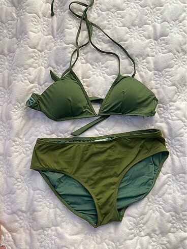 Haki bikini takımı