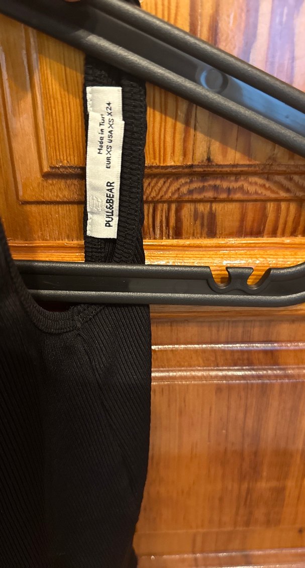 Siyah Düz Kesim Kadın Mayo - Görsel 3