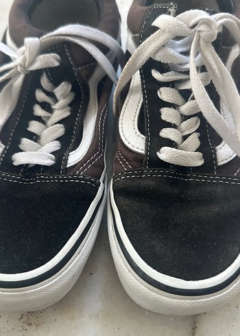 Lacivert Beyaz Bağcıklı Kadın Spor Ayakkabı - Görsel 4