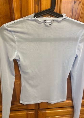 Beyaz Balıkçı Yaka İnce Kadın Bluz - Görsel 3