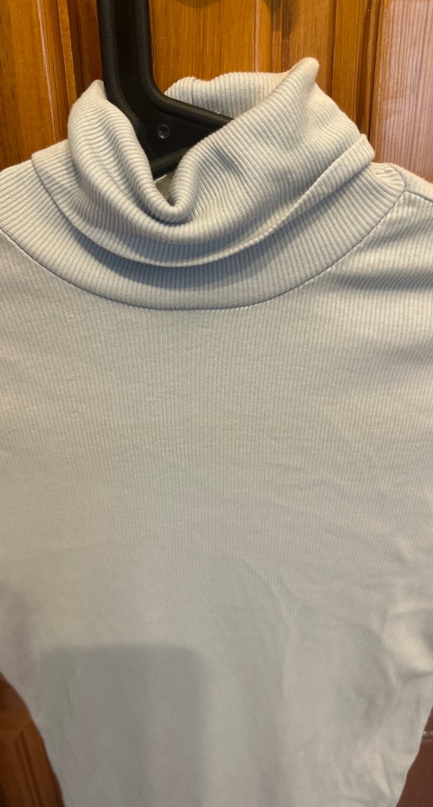 Bej Kadın Balıkçı Yaka Uzun Kollu Bluz - Görsel 2