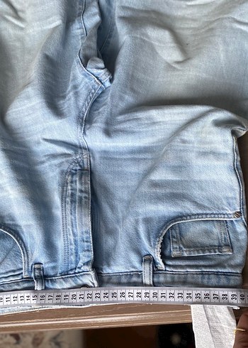 Massimo dutti Bol Kesim Midi Kot Pantolon - Görsel 4