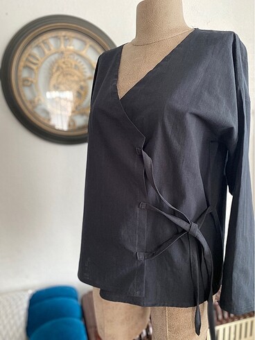 universal Beden siyah Renk Massimo dutti muadili kimono