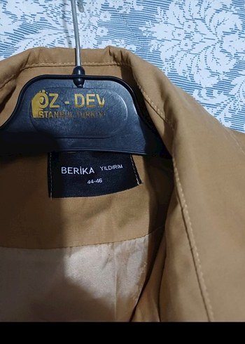 Bej Kadın Uzun Trenchcoat - Görsel 3