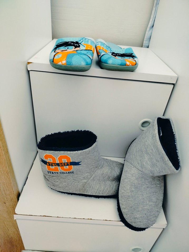 Gri Erkek Çocuk Ev Botu 34-35 Numara - Görsel 3