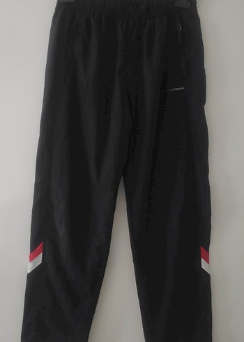 Crozwise Erkek Siyah Paraşüt Kumaş Spor Alt Giysi