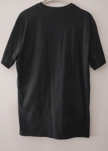 Mavi Siyah Ünisex Baskılı Streetwear Tişört