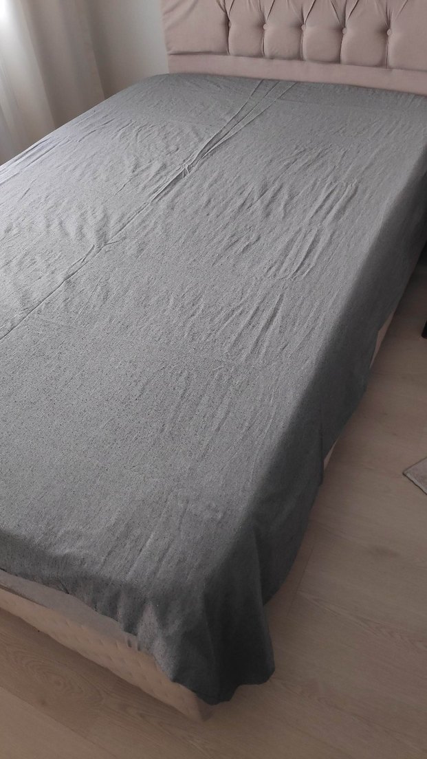 Gri Çift Kişilik Nevresim - Görsel 2