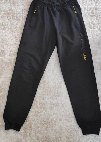 Erkek Siyah Fermuarlı Rahat Eşofman Altı - Görsel 3