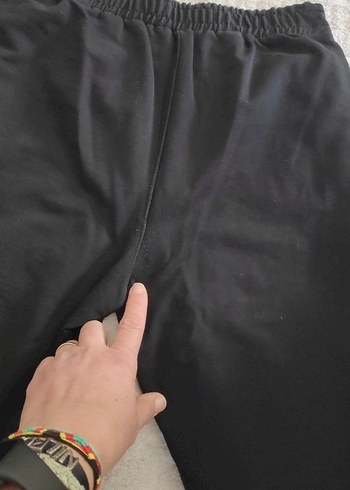 Erkek Siyah Fermuarlı Rahat Eşofman Altı - Görsel 10