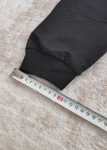 Erkek Siyah Fermuarlı Rahat Eşofman Altı - Görsel 7