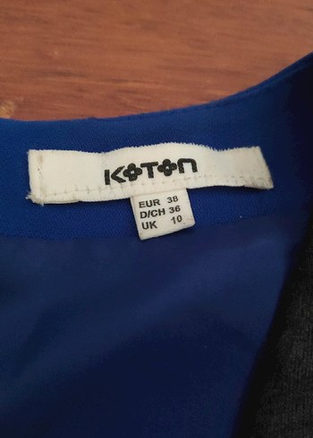 Deri Detaylı Koton Abiye - Görsel 5