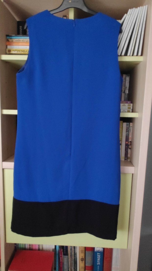 Deri Detaylı Koton Abiye - Görsel 2