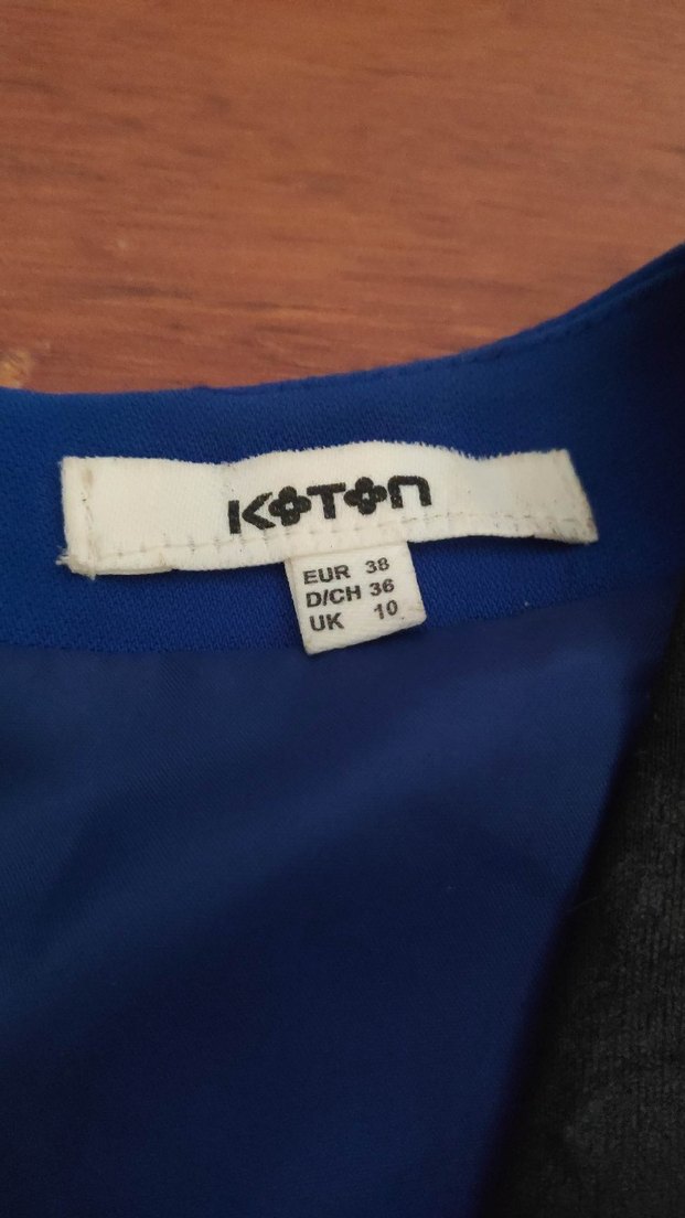 Deri Detaylı Koton Abiye - Görsel 5