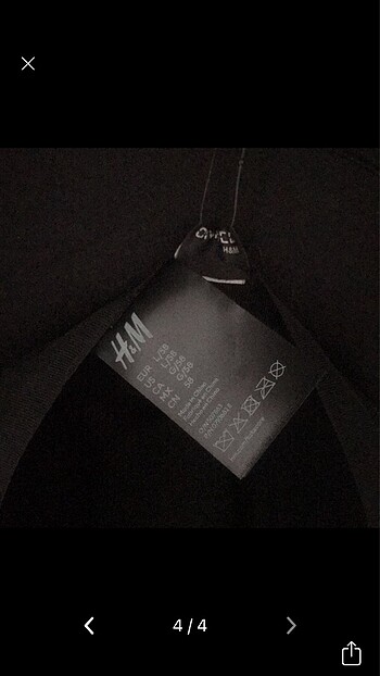 Beden siyah Renk Melon Şapka H&M / Keçeli Şapka / Cadılar Bayramı Şapkası