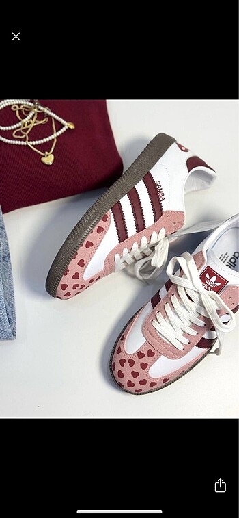 Adidas Pembe Adidas Samba