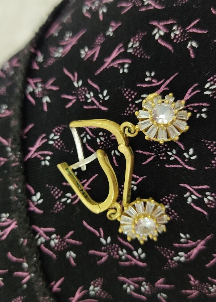 925 ayar gümüş küpe  - Görsel 5