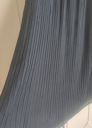 40 Beden Siyah Piliseli Uzun Kadın Etek